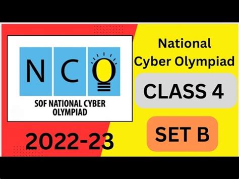 SOF National Cyber Olympiad (NCO) Exam 2023.